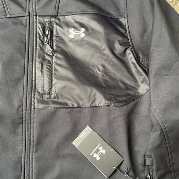 NWT Men's Under Armour ColdGear Black Infrared Shield 2.0 Soft Shell Size XXL - Picture 9 of 14